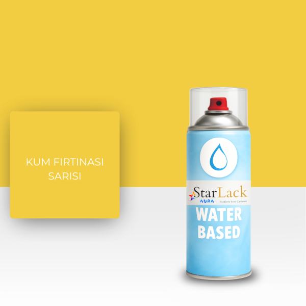STARLACK AURA KUM FIRTINASI SARISI SPREY BOYA 400 ML