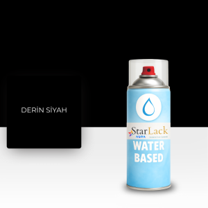 STARLACK AURA DERİN SİYAH SPREY BOYA 400 ML