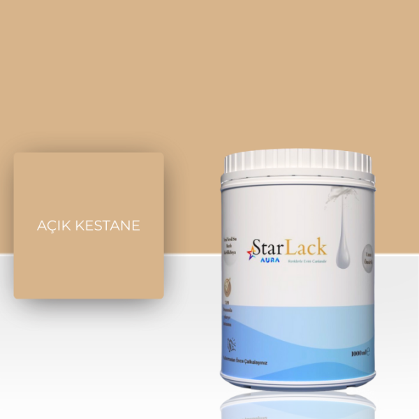 STARLACK AURA BOYA AÇIK KESTANE - 1000ml