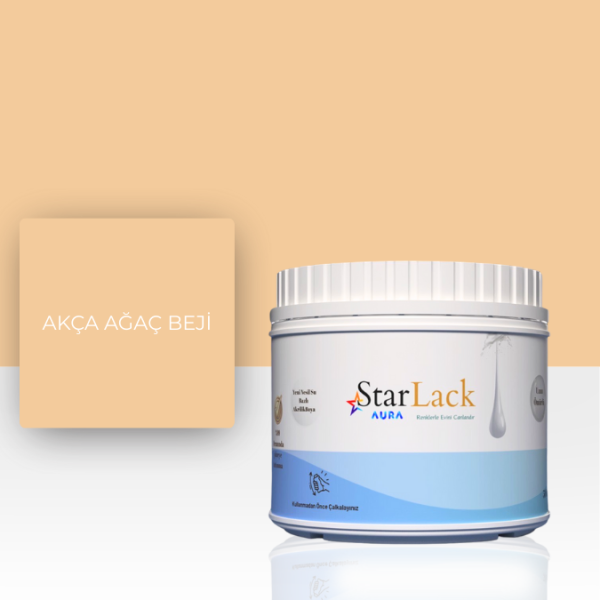 STARLACK AURA BOYA AKÇA AĞAÇ BEJİ - 500ml