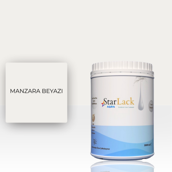 STARLACK AURA BOYA MANZARA BEYAZI - 1000ml