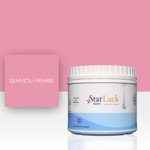 STARLACK AURA BOYA ŞEHVETLİ PEMBE- 500ml